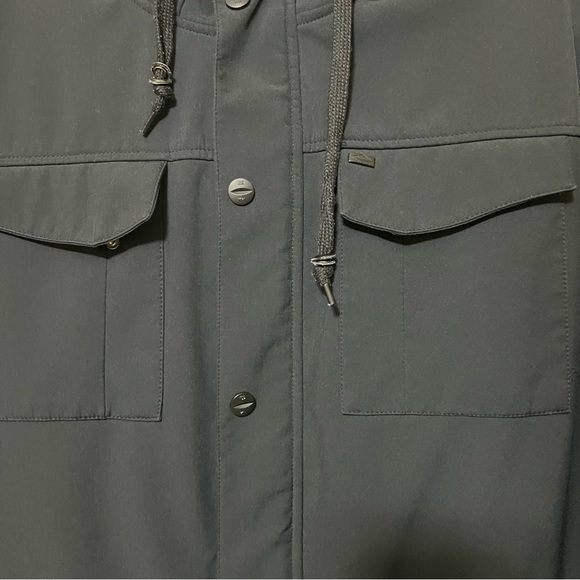 Empyre Surplus Co Windbreaker Men’s L Black Full Zip Water Repelling Jacket - Picture 3 of 8